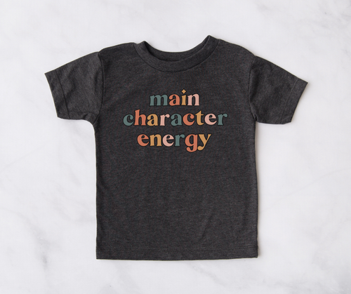 Main Character Energy Kids Tee